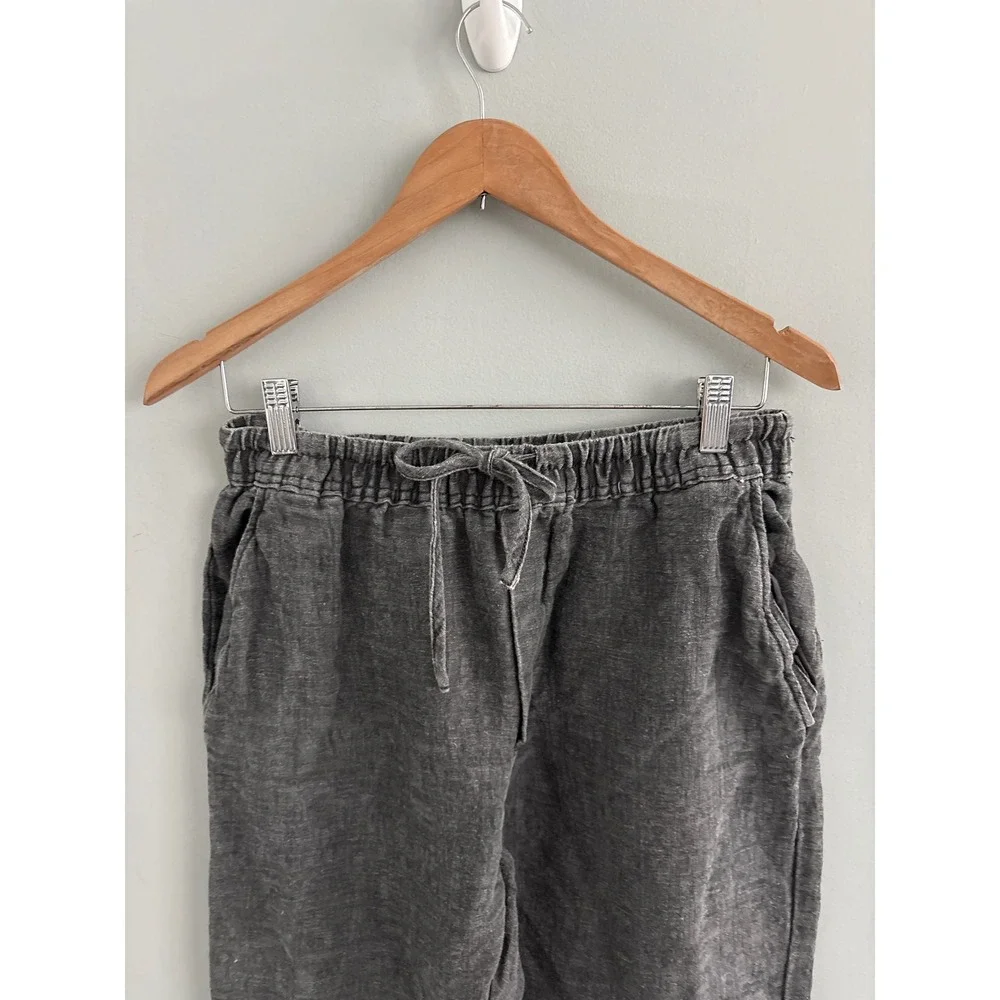 Zara Linen Drawstring Pull On‎ Pants Size Small
